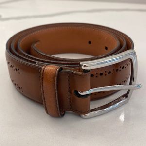 Allen Edmonds Manistee Dress Belt - Walnut Brown/ 36